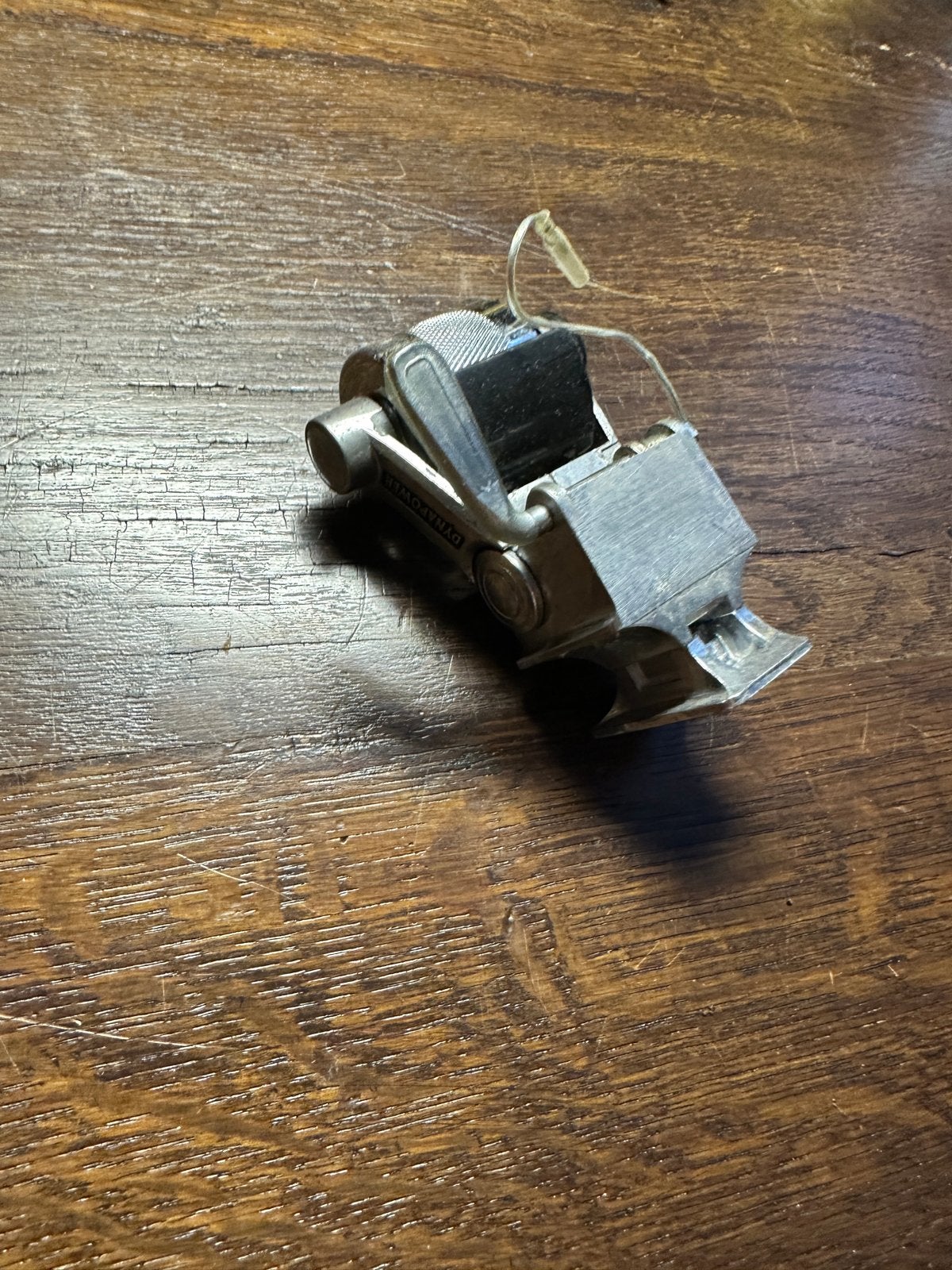 Vintage Sanyo Dynapower NH-T6 Fietsdynamo 6V-3W Japan, Gebruikt, Ophalen of Verzenden, Verlichting, Aluminium