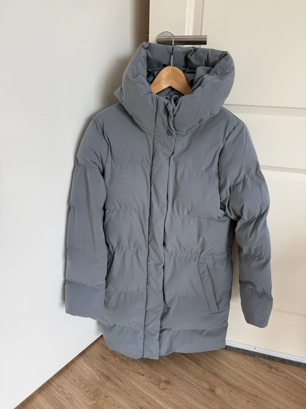 Elvine winterjas dames vesper blauwgrijs xs, Kleding | Dames, Ophalen of Verzenden, Zo goed als nieuw, Maat 34 (XS) of kleiner