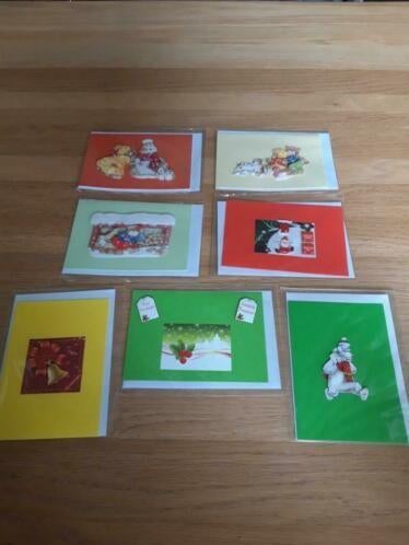 25 kerstkaarten, Ophalen of Verzenden, Overige thema's