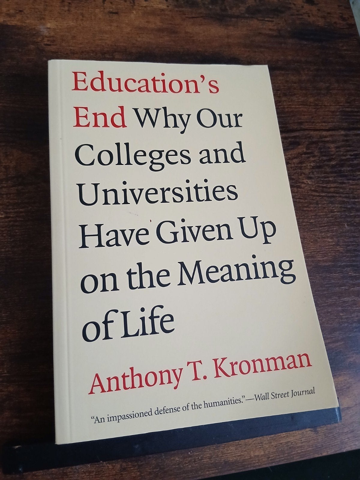 Education's End Why Our Colleges and universiteit have given, Ophalen of Verzenden, Zo goed als nieuw