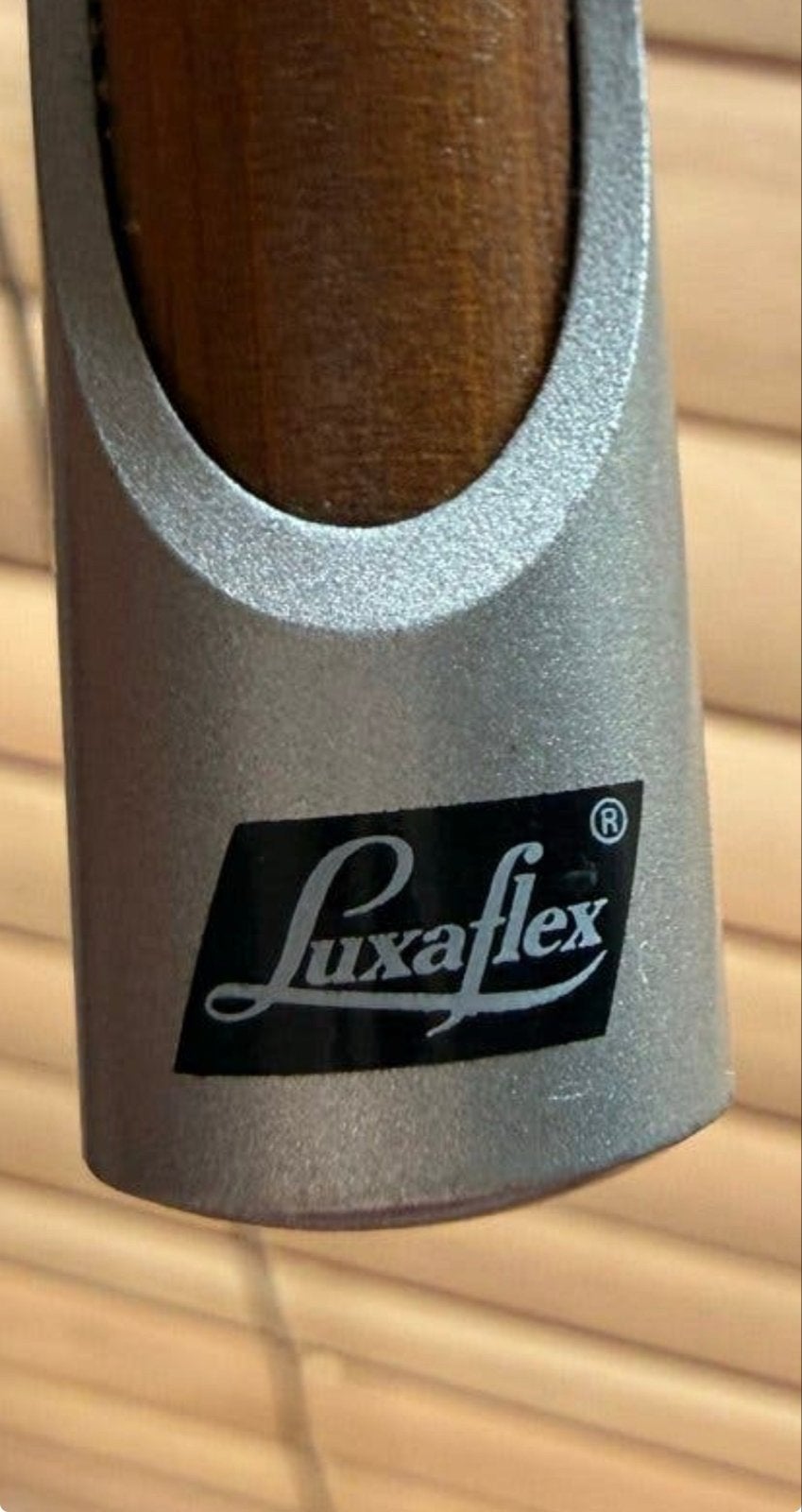 Luxaflex Houten Jaloezie 136x170cm Hoge Kwaliteit, Ophalen, Jaloezie, Hout, Zo goed als nieuw