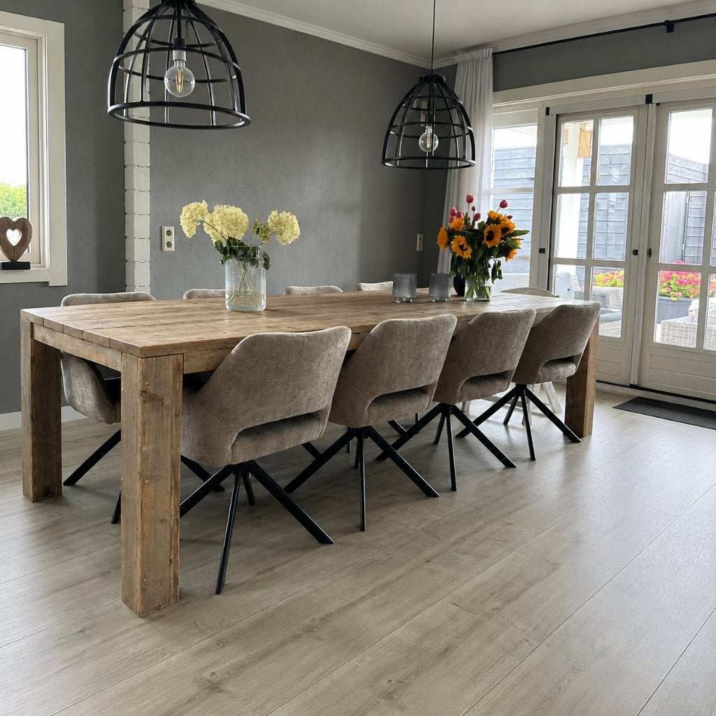 Draaibare Eetkamerstoelen | Diverse Modellen & Kleuren | NEW, Luxe kuipstoel draaistoel met armleuningen Hotel Chique stof, Overige kleuren