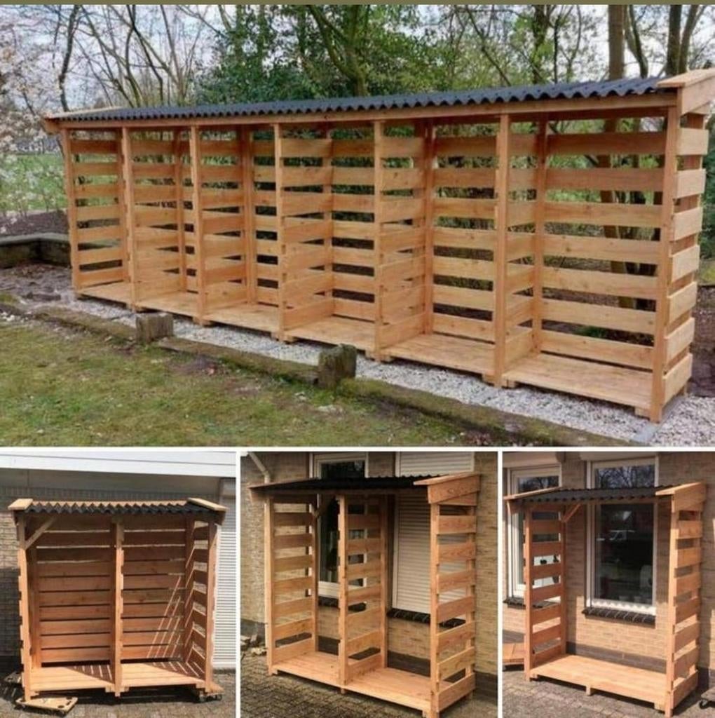 Houthok houtopslag, Tuin en Terras, Haardhout, Minder dan 3 m³, Ophalen