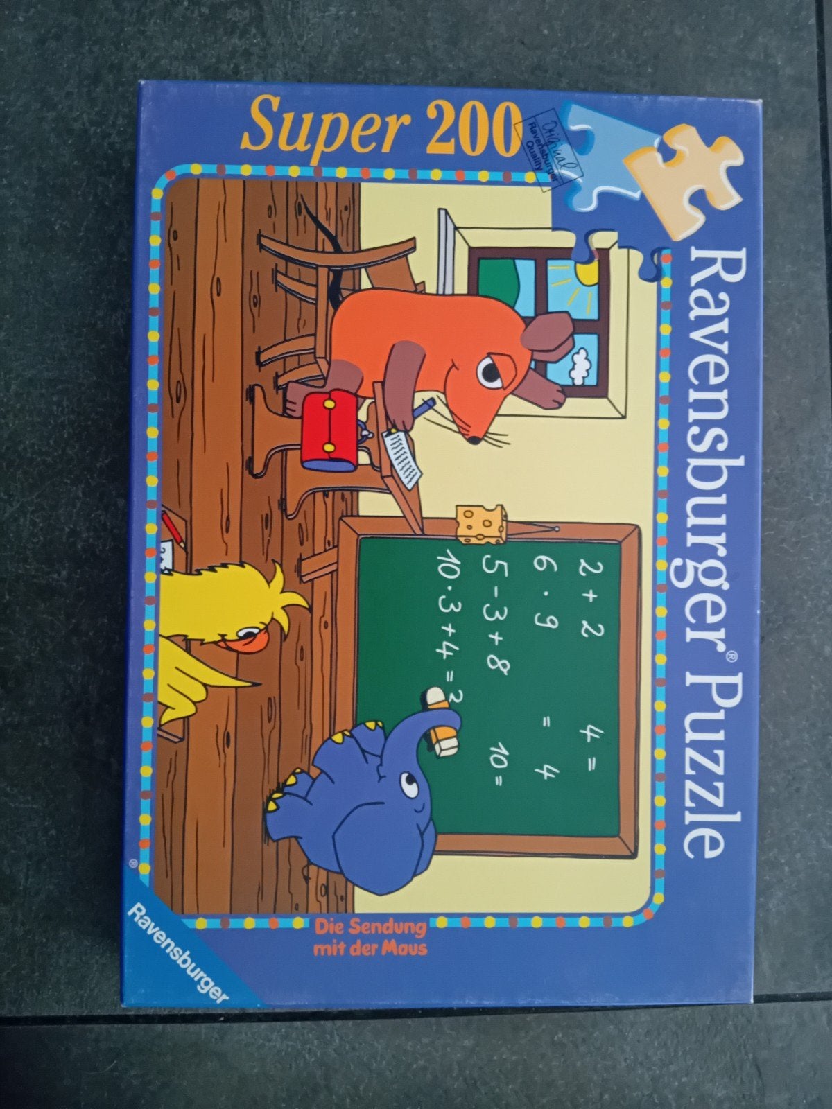 Ravensburger Super 200 Puzzel - Die Sendung mit der Maus, Ophalen of Verzenden, Minder dan 500 stukjes, Gebruikt, Legpuzzel