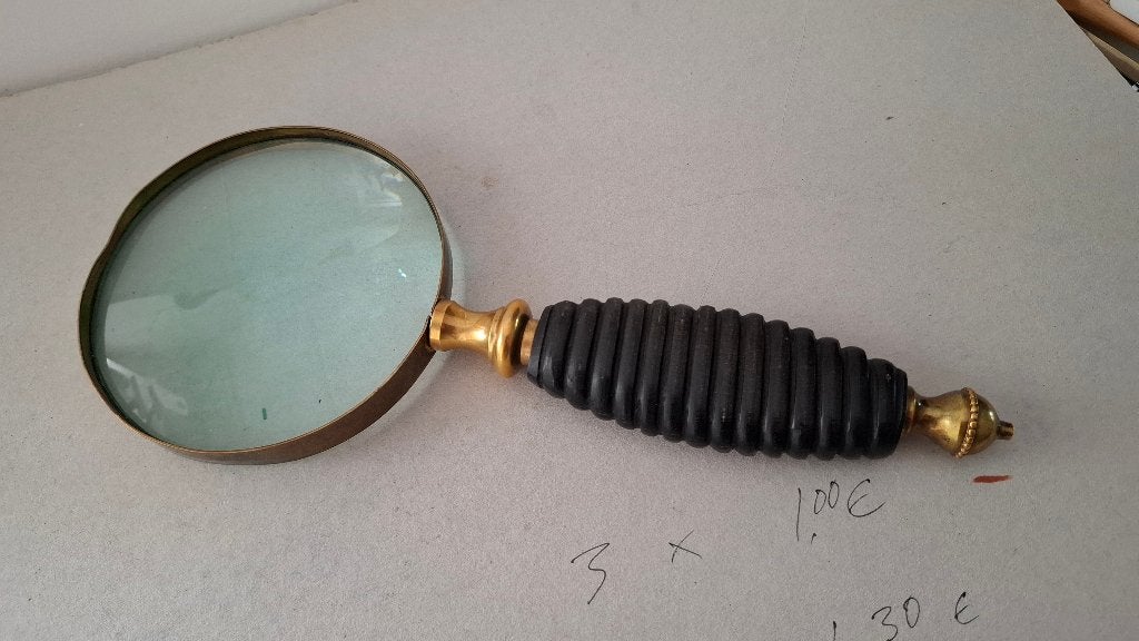 vintage vergrootglas Engeland, Ophalen of Verzenden, Gebruikt, Loeplamp