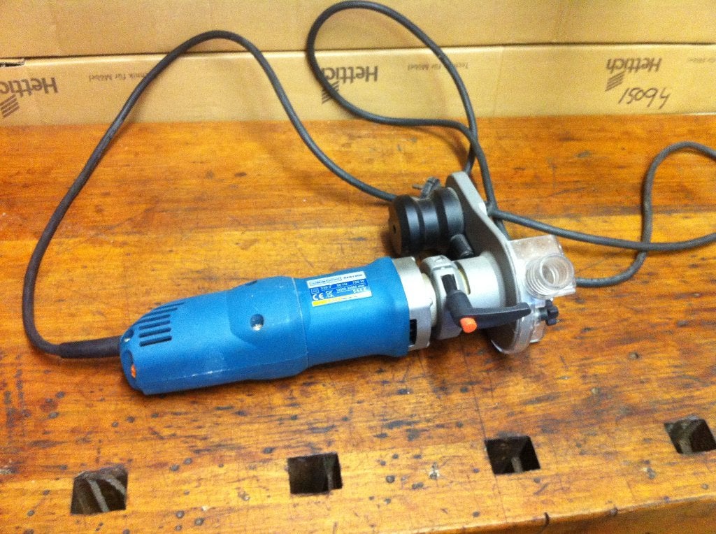 Wegoma KRF-130N kantenfrees+Festool frezan, Ophalen of Verzenden, Gebruikt, Elektrisch, Bovenfrees