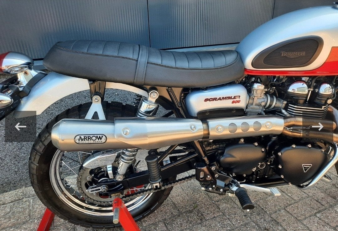 GEZOCHT: Triumph scrambler Arrow uitlaat, Motoren, Ophalen of Verzenden