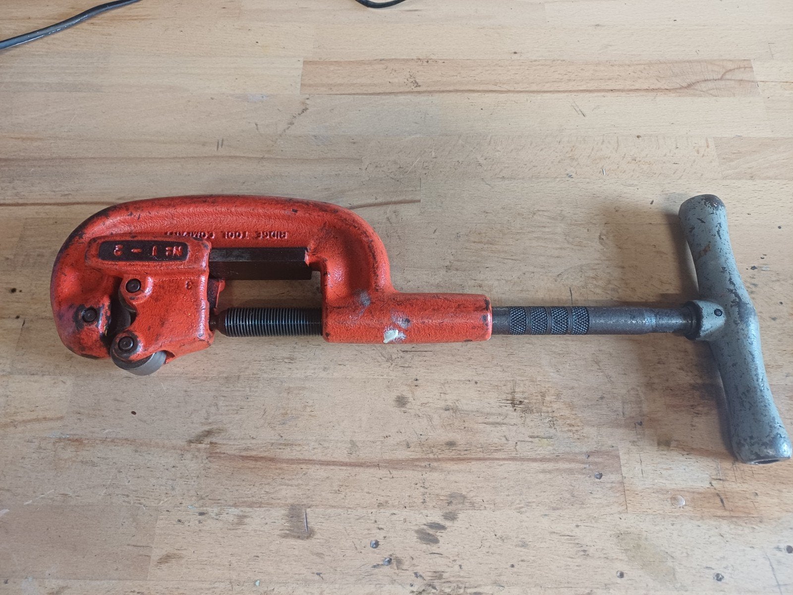 Robuuste RIDGID pijpsnijder 2-3 inch, Ophalen of Verzenden, Gebruikt