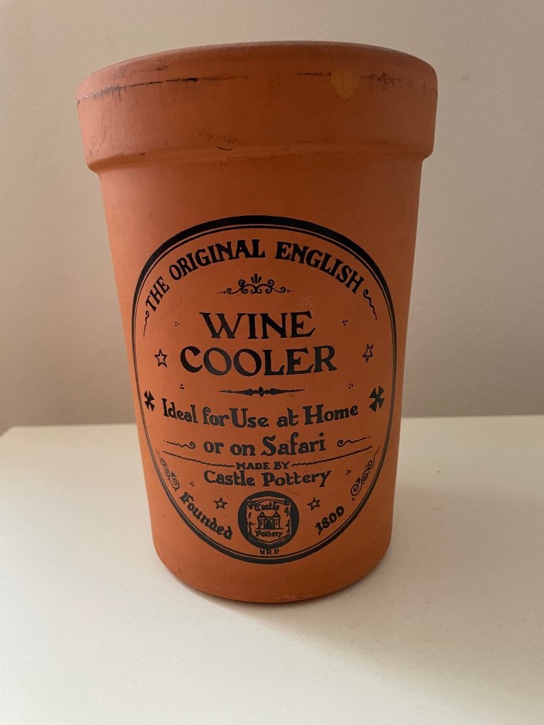 Wine Cooler Castle Pottery - Terracotta wijnkoeler, Flessenkoeler, Nieuw, Ophalen of Verzenden, Steen/keramiek