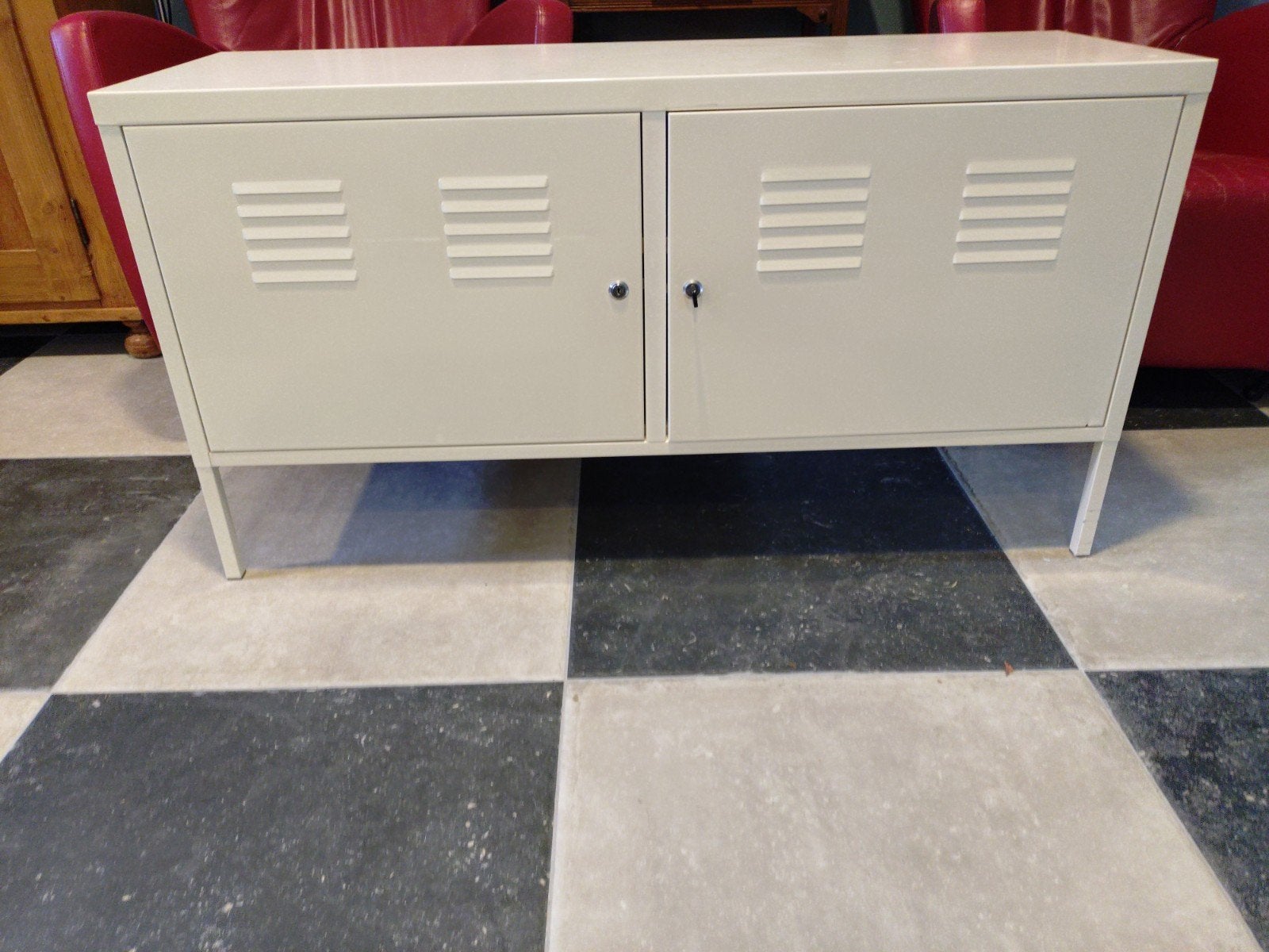 Lage Pax locker kast met 2 deuren, Ophalen, Gebruikt