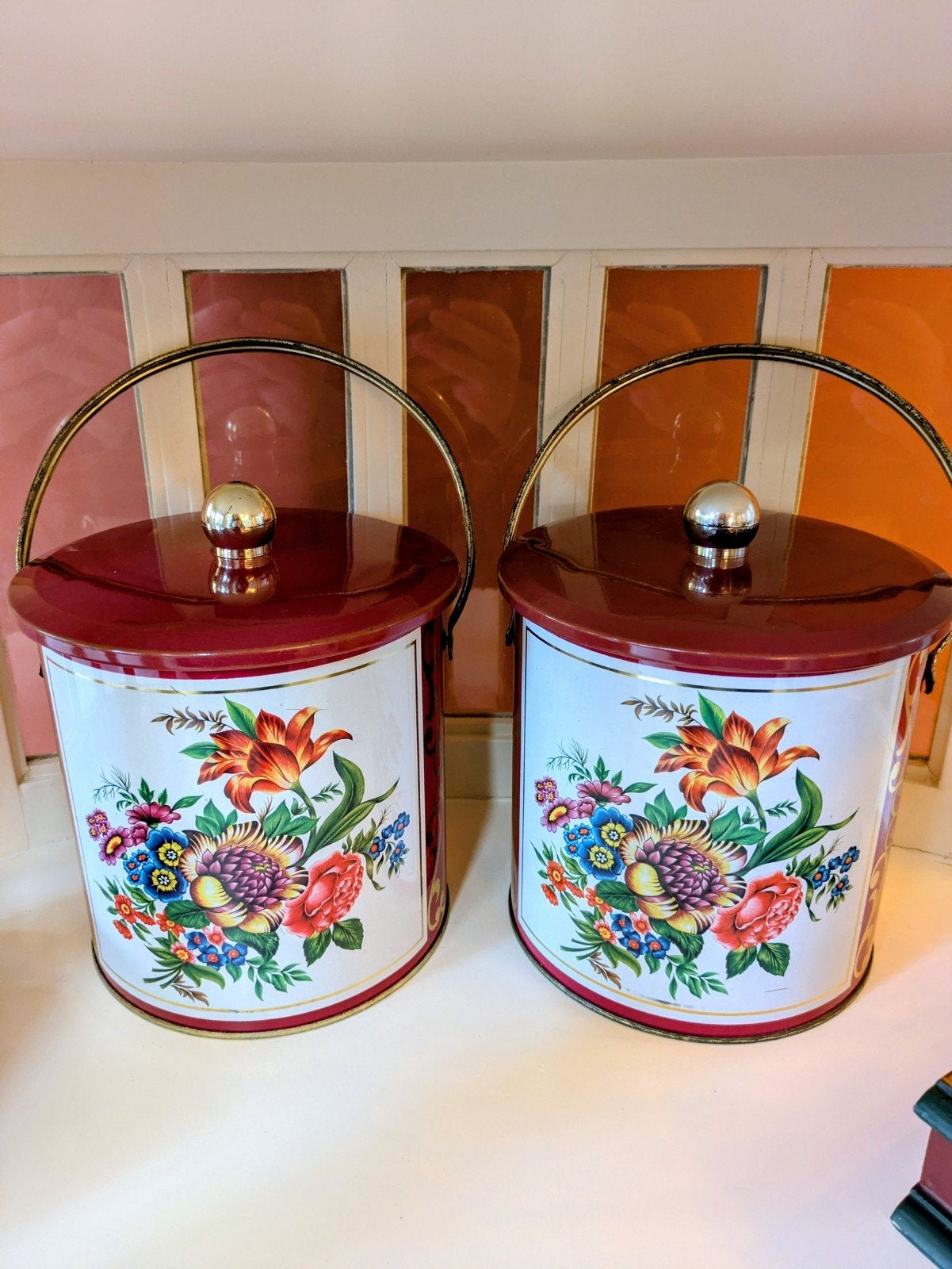 Blikken Bloemen Baret Ware, Ophalen of Verzenden, Zo goed als nieuw, Koek(jes), Overige merken