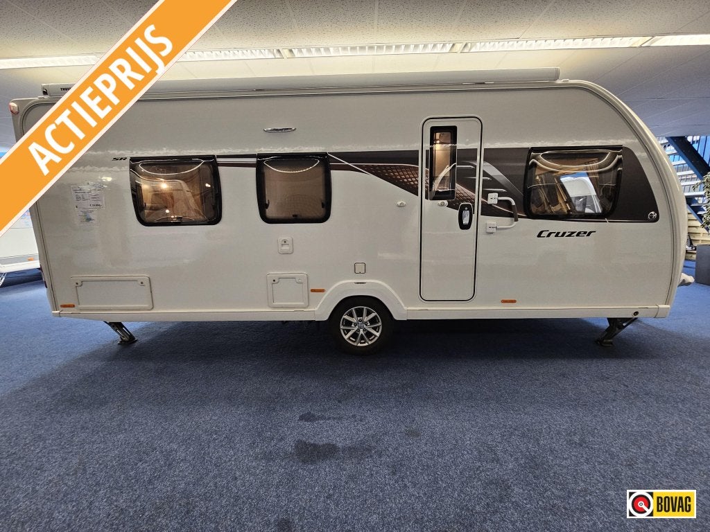 Sprite Cruzer 520 SR QUEENSBED/CASSETTELUIFEL, Standaardzit, Fietsenrek, Bedrijf, Overige typen