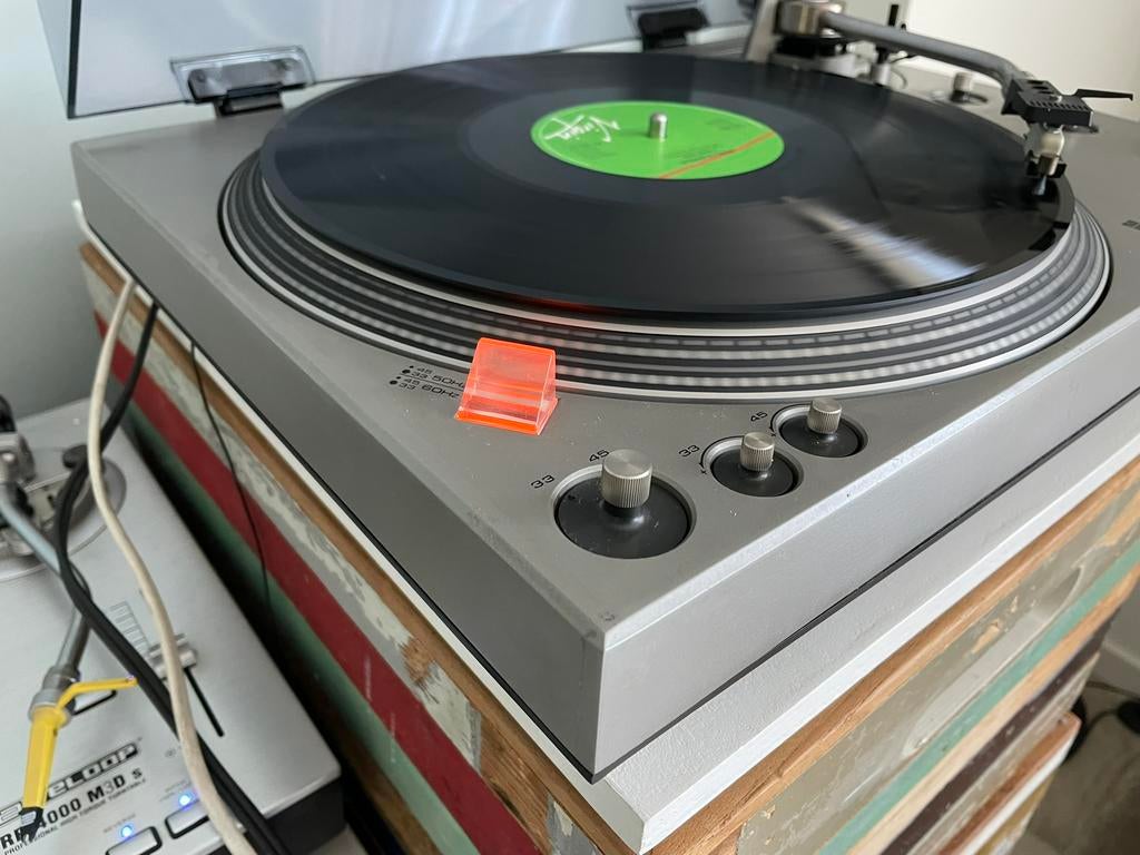 Werkende Technics SL-1300 Direct Drive + element en naald, Audio, Tv en Foto, Platenspelers, Ophalen, Zo goed als nieuw, Technics