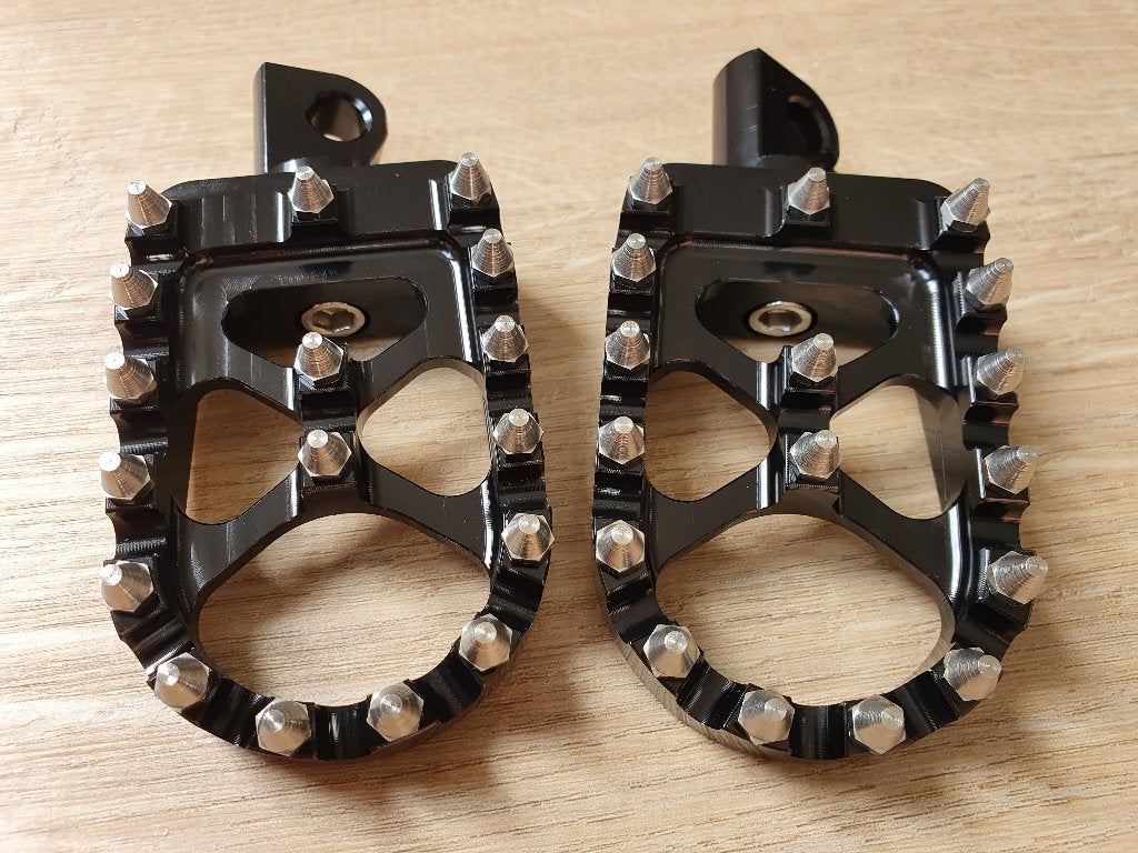 Voetsteps Voetsteunen Harley MX Clubstyle zwart, Ophalen