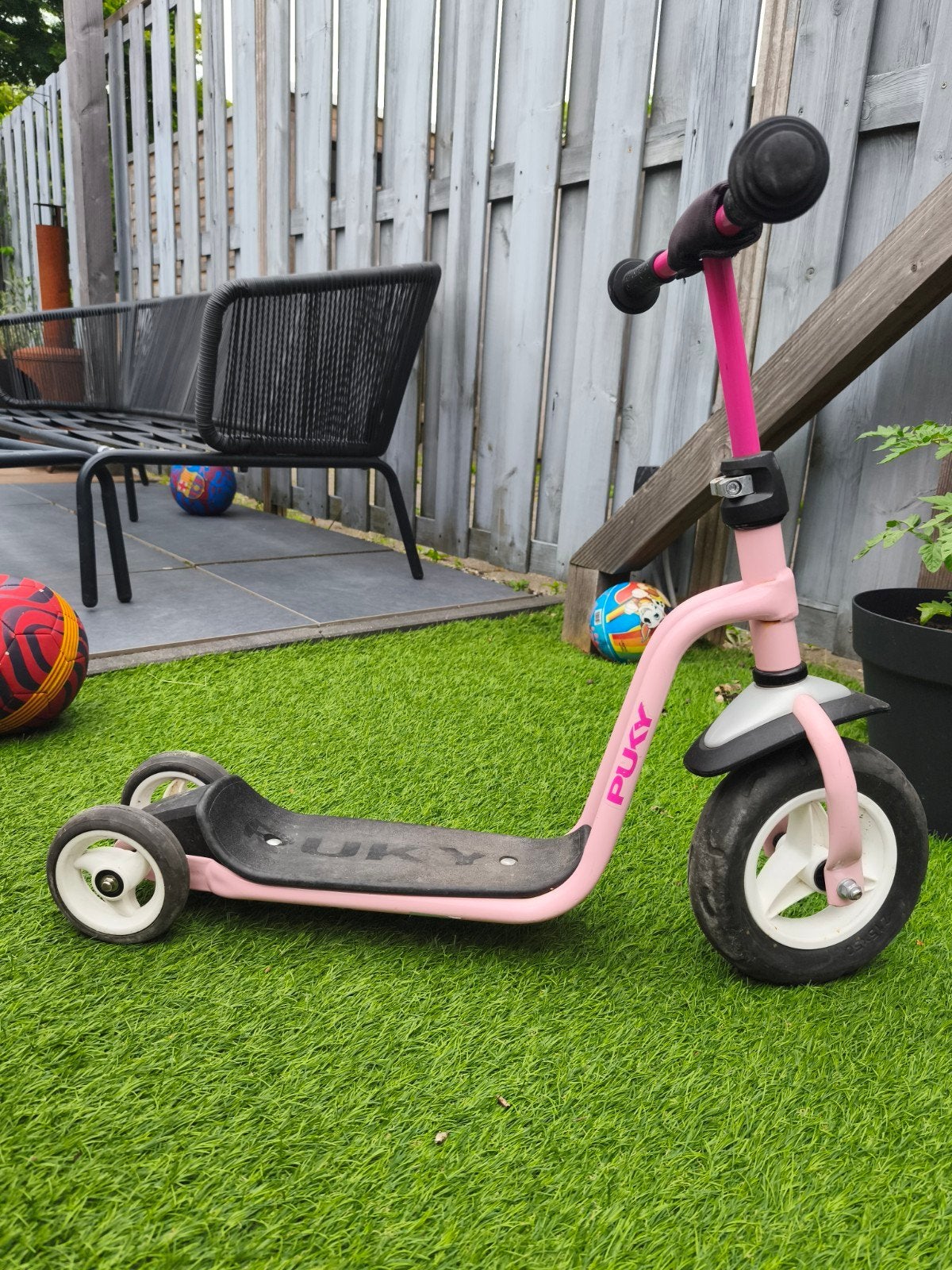 Puky step - Roze met lichte gebruikssporen, Ophalen of Verzenden, Gebruikt, Gewone step