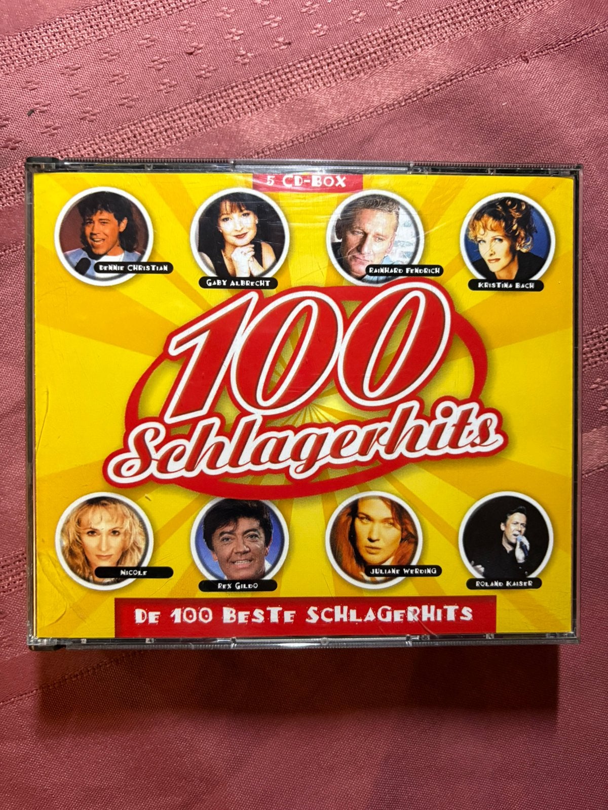100 Schlagerhits 5cd-box, Verzenden, Gebruikt, Verzamelalbum, Schlager