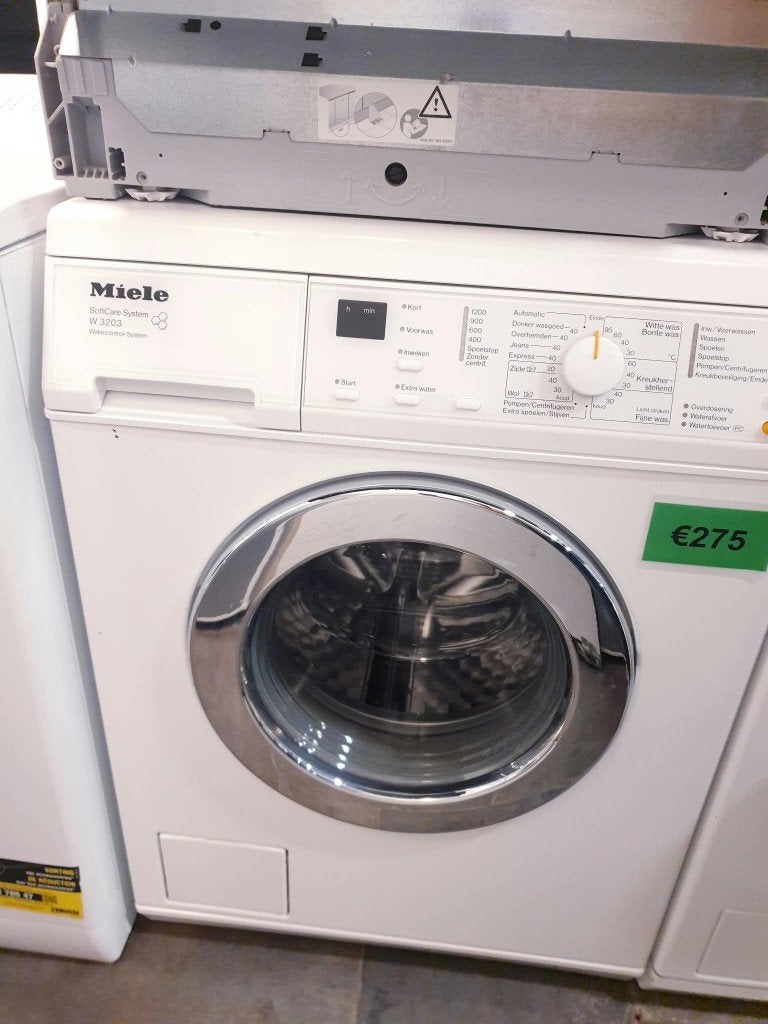 miele wasmachine 6kg A+ inc 6 mnd garantie, 1200 tot 1600 toeren, Ophalen of Verzenden, Zo goed als nieuw, Voorlader