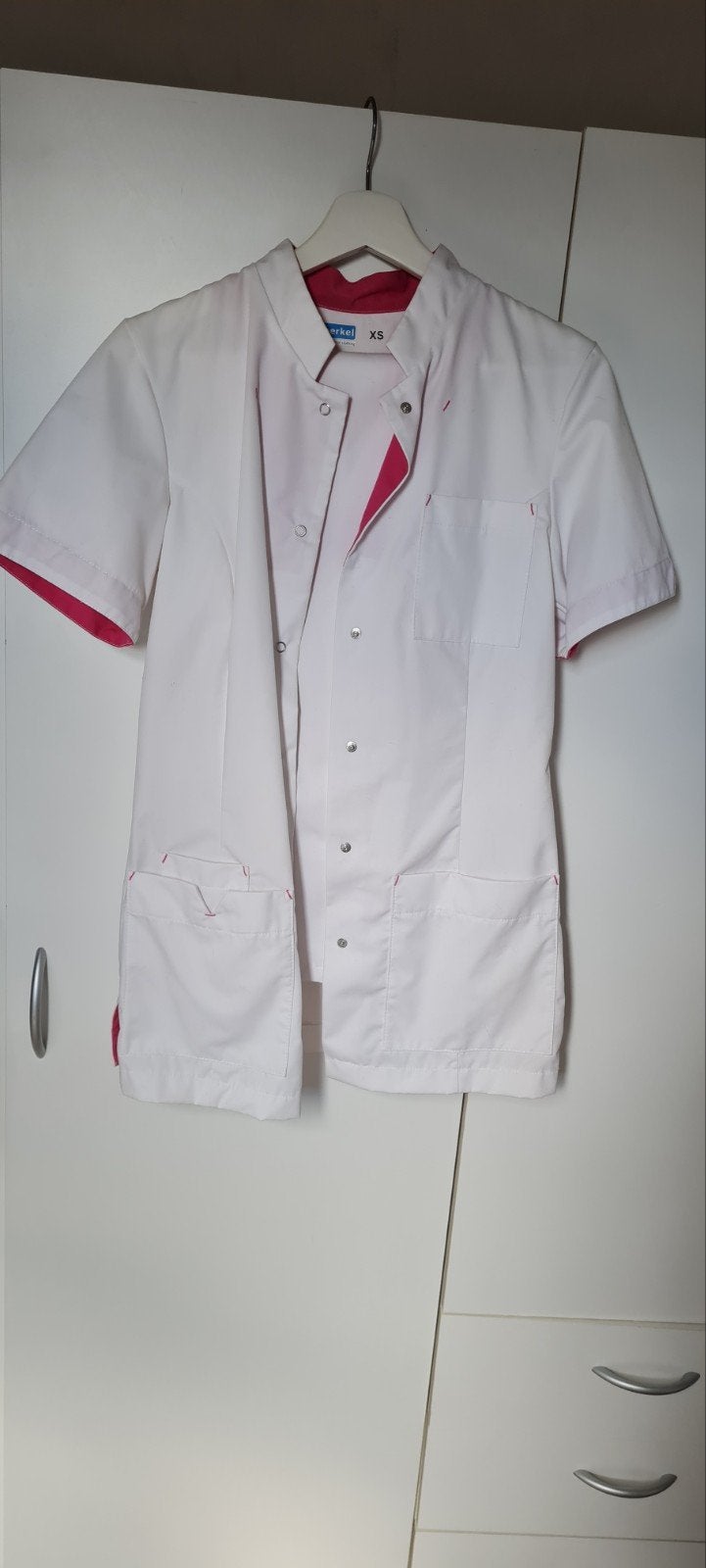 Zorg jas en broek - Haen, Wit, Nieuw, Ophalen of Verzenden, Maat 36 (S)