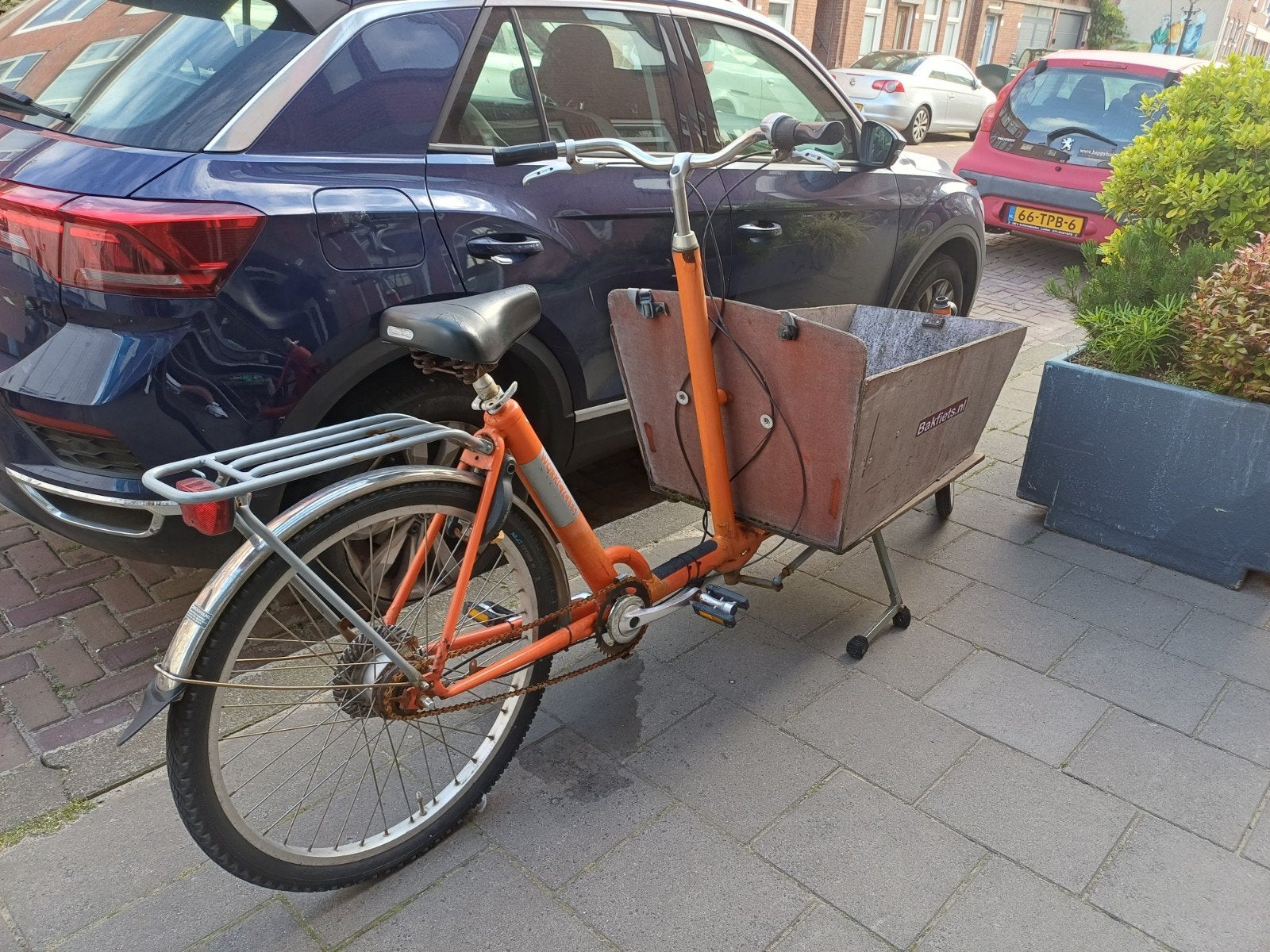 Bakfiet, Fietsen en Brommers, Fietsen | Bakfietsen, Ophalen, Gebruikt, 1 kind