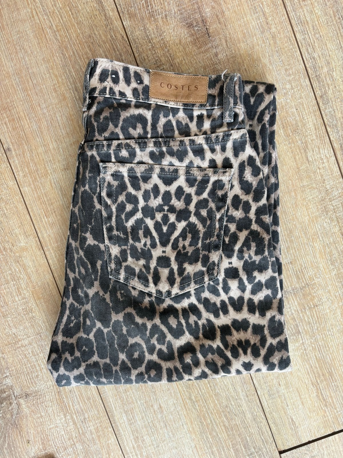Costes Leopard Print Jeans W27 L32, Kleding | Dames, Meerkleurig, Ophalen of Verzenden, Maat 36 (S), Lang