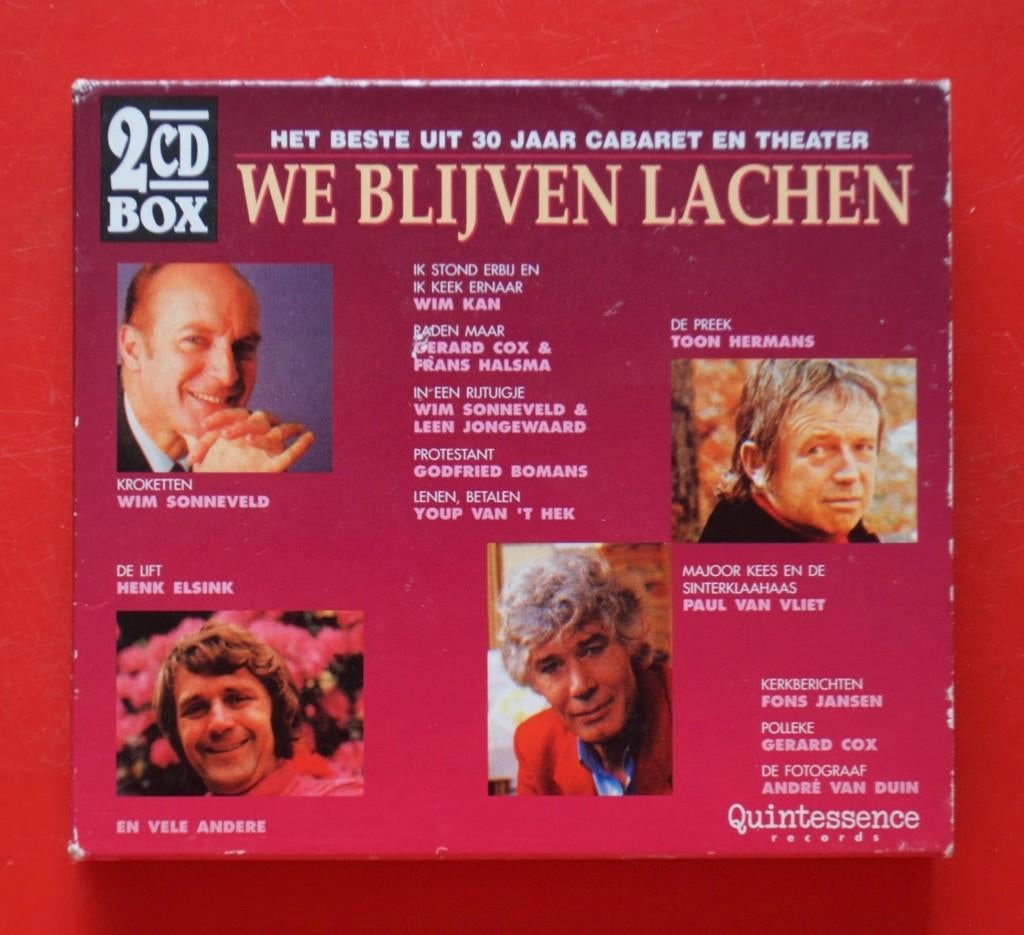 2cd We blijven lachen beste uit 30 jaar cabaret Henk Elsink, Ophalen of Verzenden, Gebruikt, Nederlandstalig