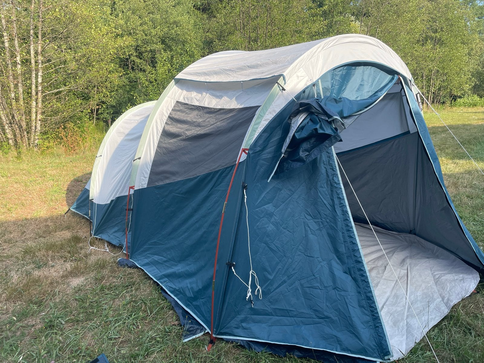 Quechua Arpenaz 4.1 Fresh & Black familietent, Ophalen of Verzenden, Gebruikt, Tot en met 4