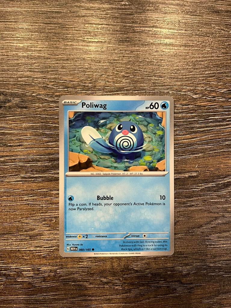 Poliwag MEW 060/165, Ophalen of Verzenden, Zo goed als nieuw