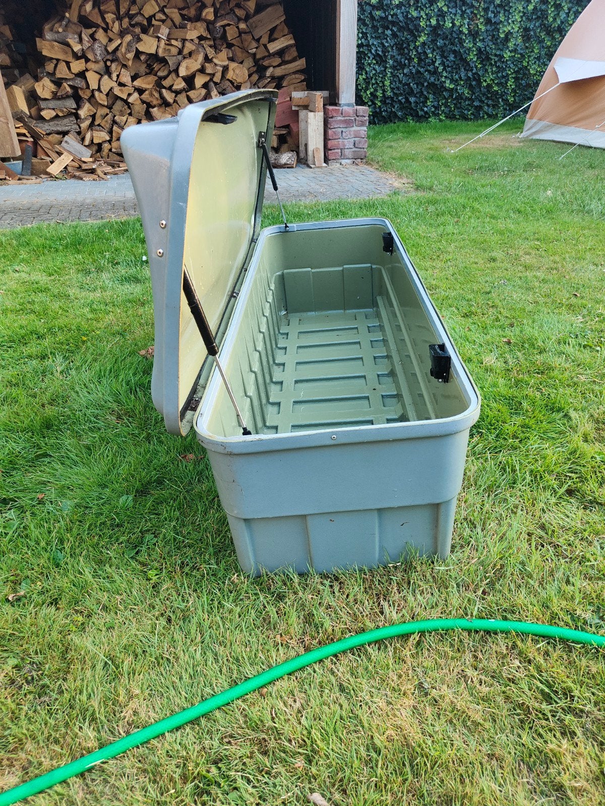 trekhaak koffer bagagekoffer fietsendragerbox, Ophalen, Gebruikt