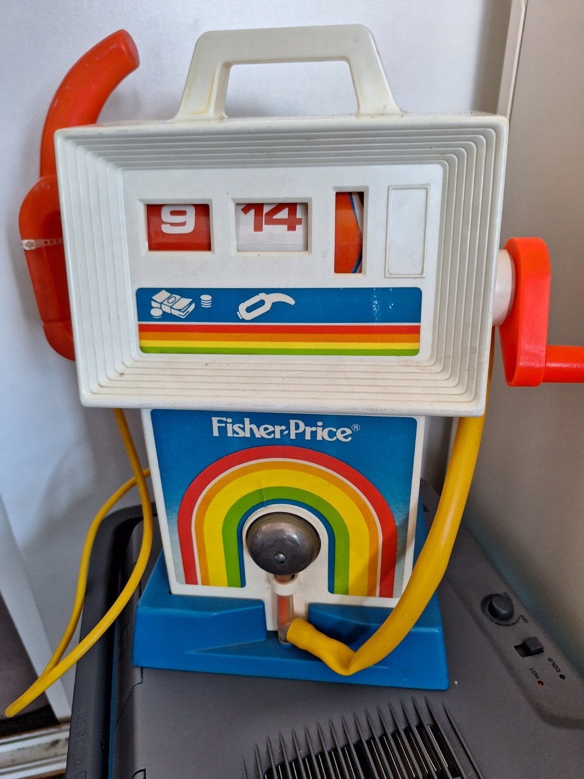 Vintage Fisher-Price Benzine Station Speelset, Ophalen of Verzenden, Gebruikt, Speelset