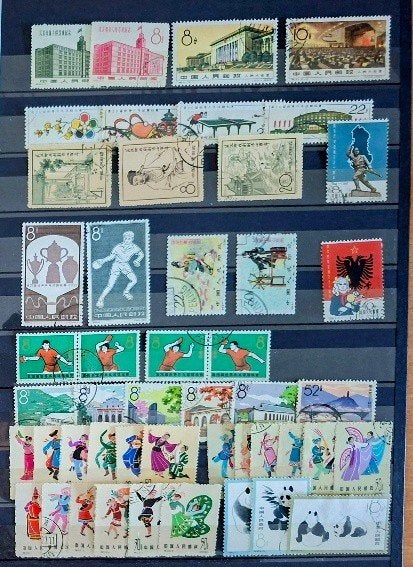 China old stamps lot  used, Verzenden, Gestempeld, Oost-Azië