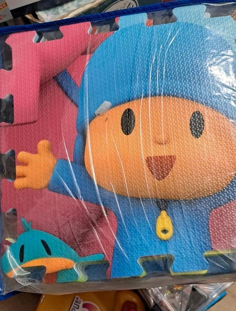Pocoyo Puzzle Vloertegels - Gumm - 9 Stuks, Onbekend, Nieuw, Ophalen of Verzenden, Onbekend