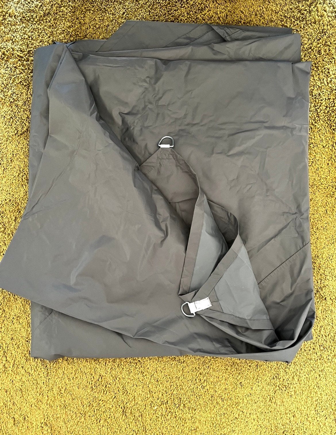 Grote schaduwdoek grijs, Tuin en Terras, Schaduwdoeken, Ophalen of Verzenden, Zo goed als nieuw