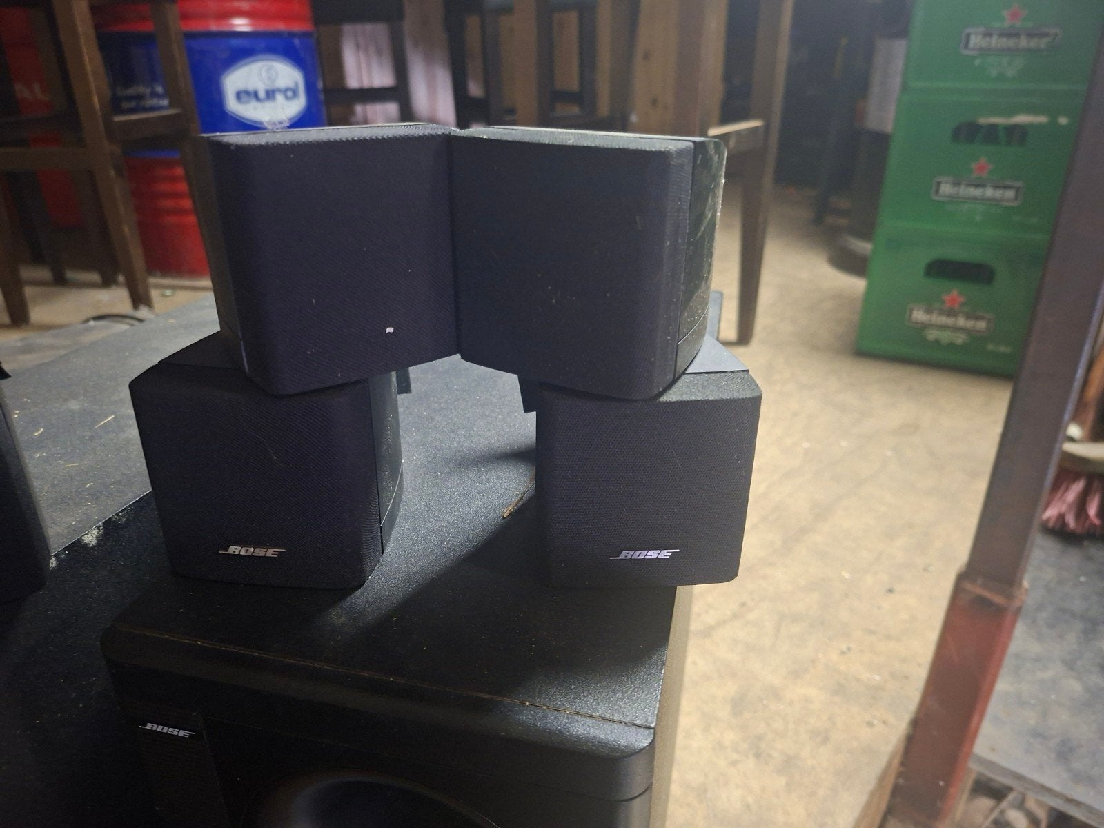 Bose Acoustimass 5 Series III speakerset met subwoofer, Audio, Tv en Foto, Luidsprekers, Ophalen, Gebruikt, Speakerset, Bose