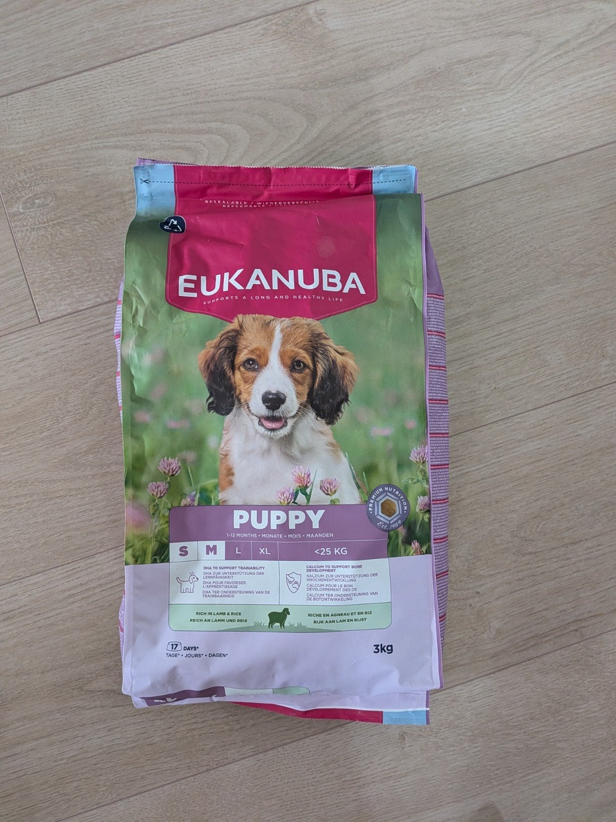 Eukanuba puppy s/m brokken, nieuwe zak!, Dieren en Toebehoren, Dierenvoeding, Ophalen of Verzenden, Hond