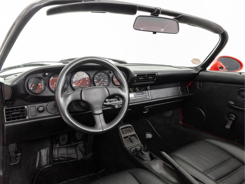 Porsche 911 964 Speedster, Auto's, Oldtimers, Zwart, Cabriolet, Bedrijf, 3600 cc