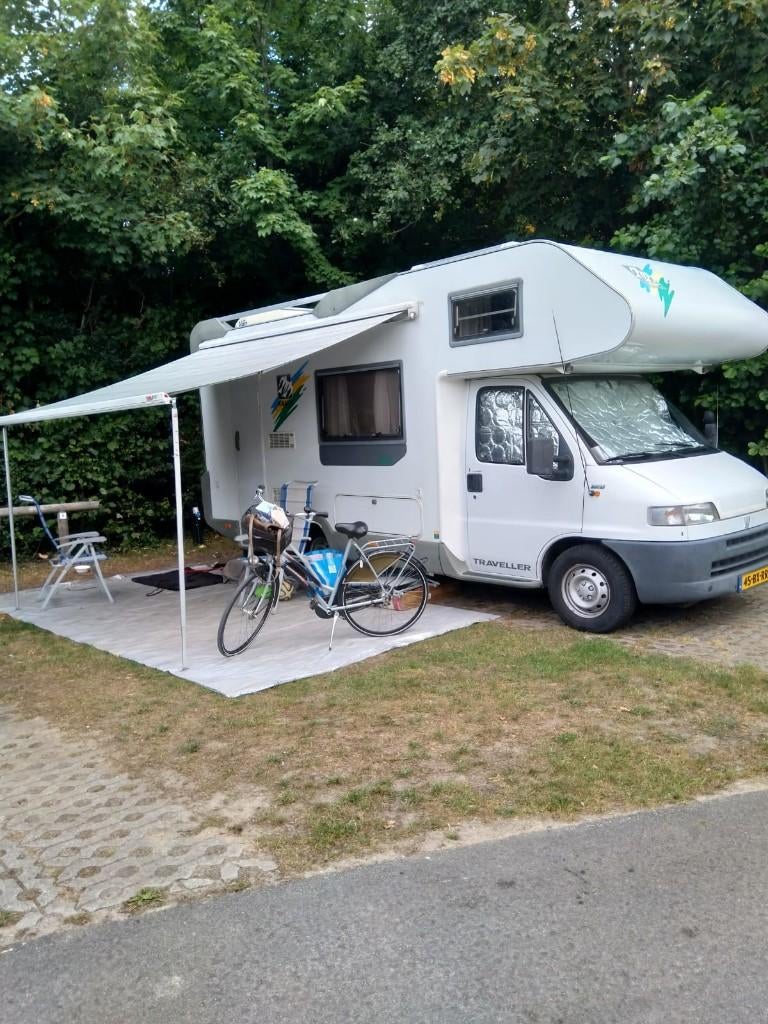 Camper te koop Fiat Ducata met Knaus 595 Traveller opbouw, Caravans en Kamperen, Alkoof, Ringverwarming, Treinzit, Particulier