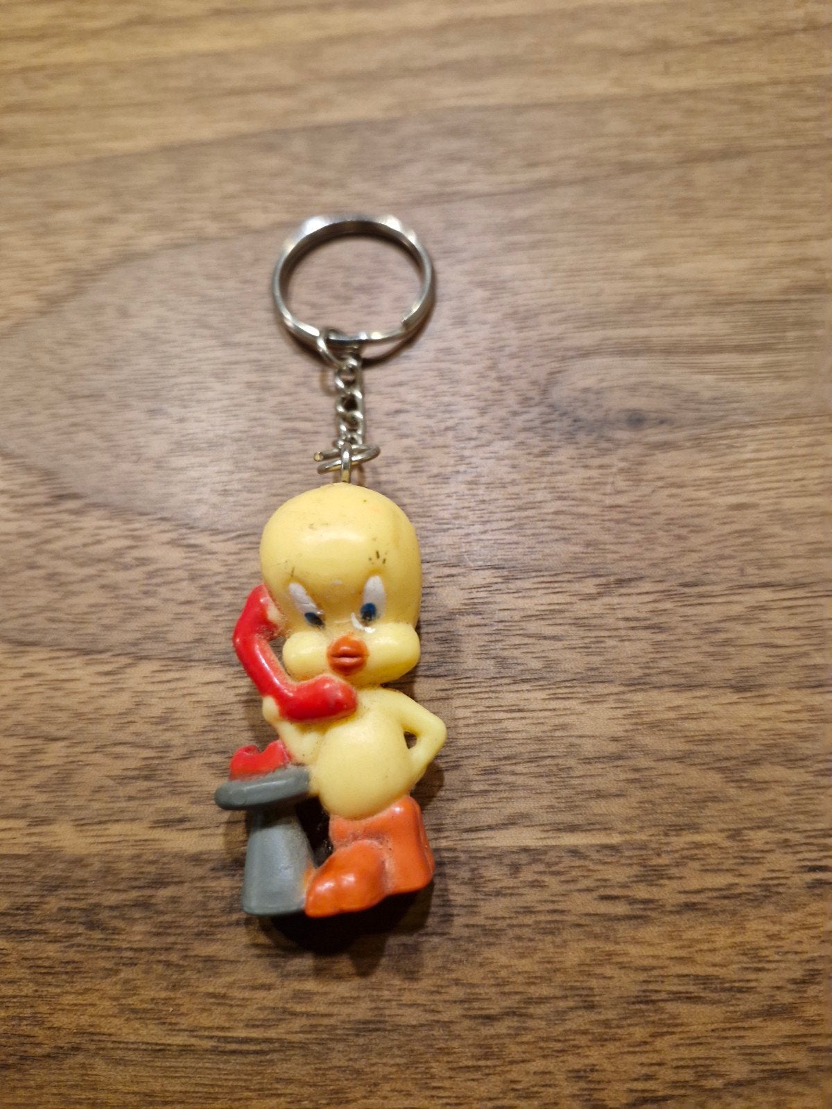 450 Vintage Tweety Bird sleutelhanger - Looney Tunes, Verzamelen, Ophalen of Verzenden, Gebruikt, Knuffel of Figuurtje