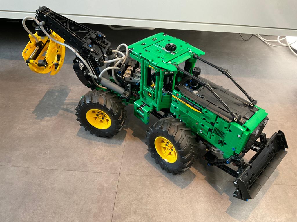 John Deere Tracktor 42157, Lego, Ophalen of Verzenden, Zo goed als nieuw, Complete set