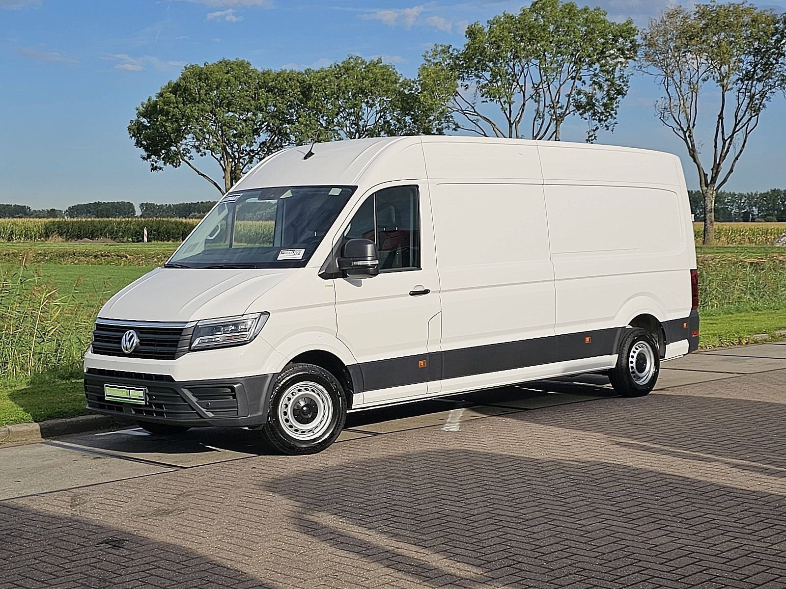 VOLKSWAGEN CRAFTER 2.0 l4h3 automaat led, Auto's, Automaat, Euro 6, Volkswagen, Wit