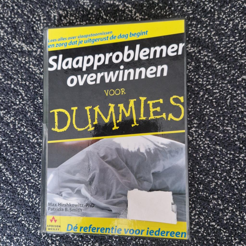 Slaapproblemen overwinnen voor Dummies - Max Hirshkowitz, Ophalen of Verzenden, Zo goed als nieuw, Max Hirshkowitz, Patricia B. Smith