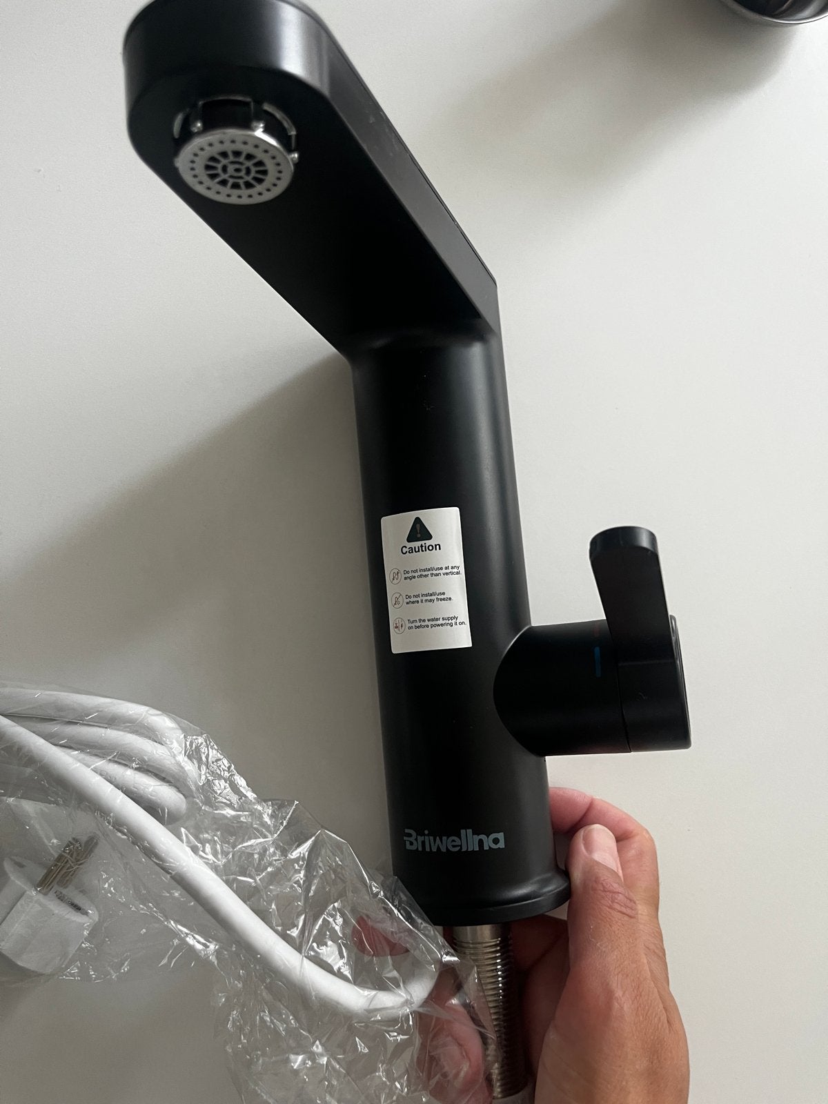 Briwellna Zwarte Keukenkraan heating water faucet, Ophalen of Verzenden, Nieuw, Kraan