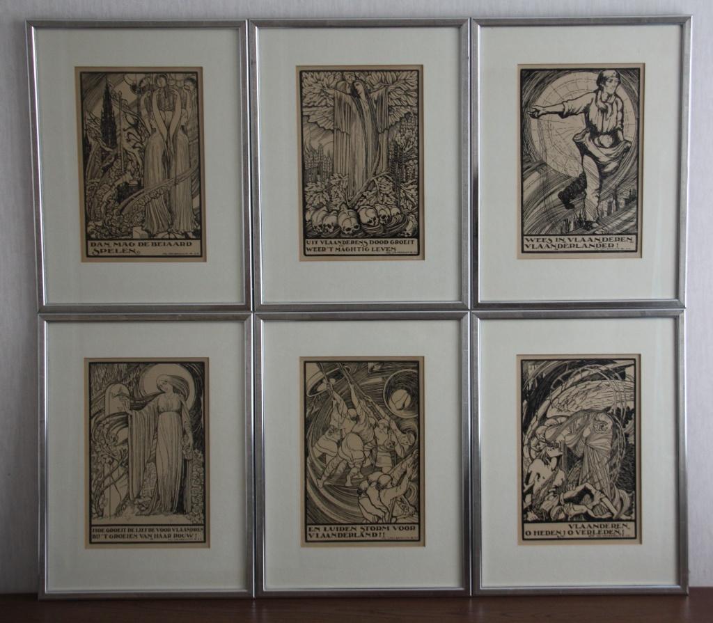 Jozef (Jos) Speybrouck (1891 - 1956) 6x zeefdrukken, Ophalen of Verzenden