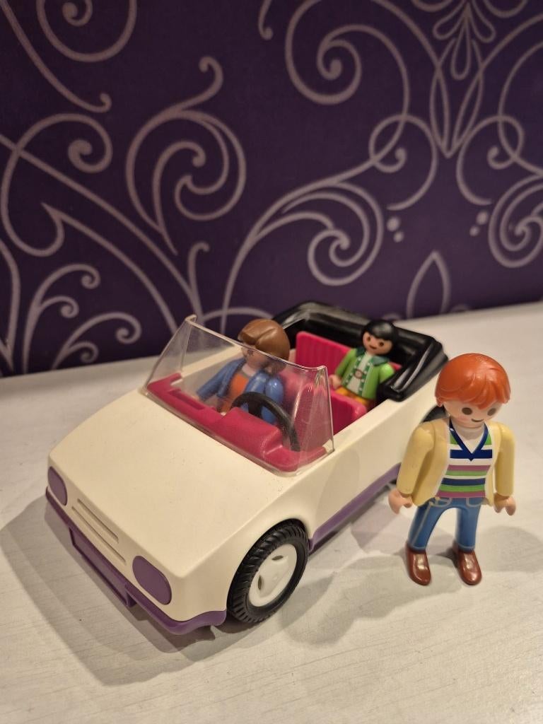 Playmobil 4424 – Cabrio met 3 figuren, Kinderen en Baby's, Speelgoed | Playmobil, Ophalen of Verzenden, Zo goed als nieuw, Complete set