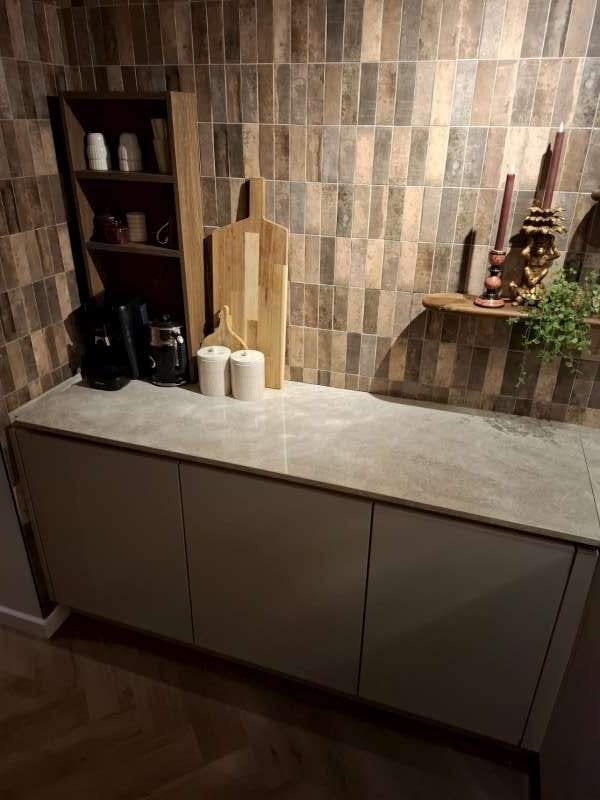 Keramiek werkblad Mahal Grace Polished 600 x 1750 x 20 mm, Ophalen, 150 tot 200 cm, Nieuw, 50 tot 75 cm