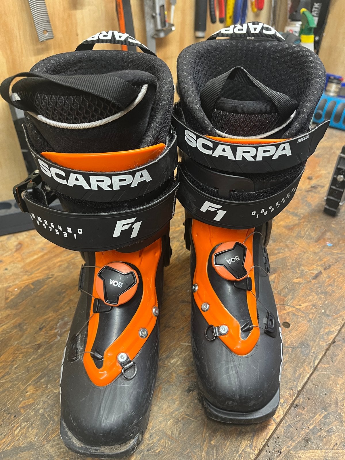 Scarpa F1 Skischoenen - Zo goed als nieuw, Sport en Fitness, Overige merken, Schoenen, Ophalen of Verzenden, Zo goed als nieuw