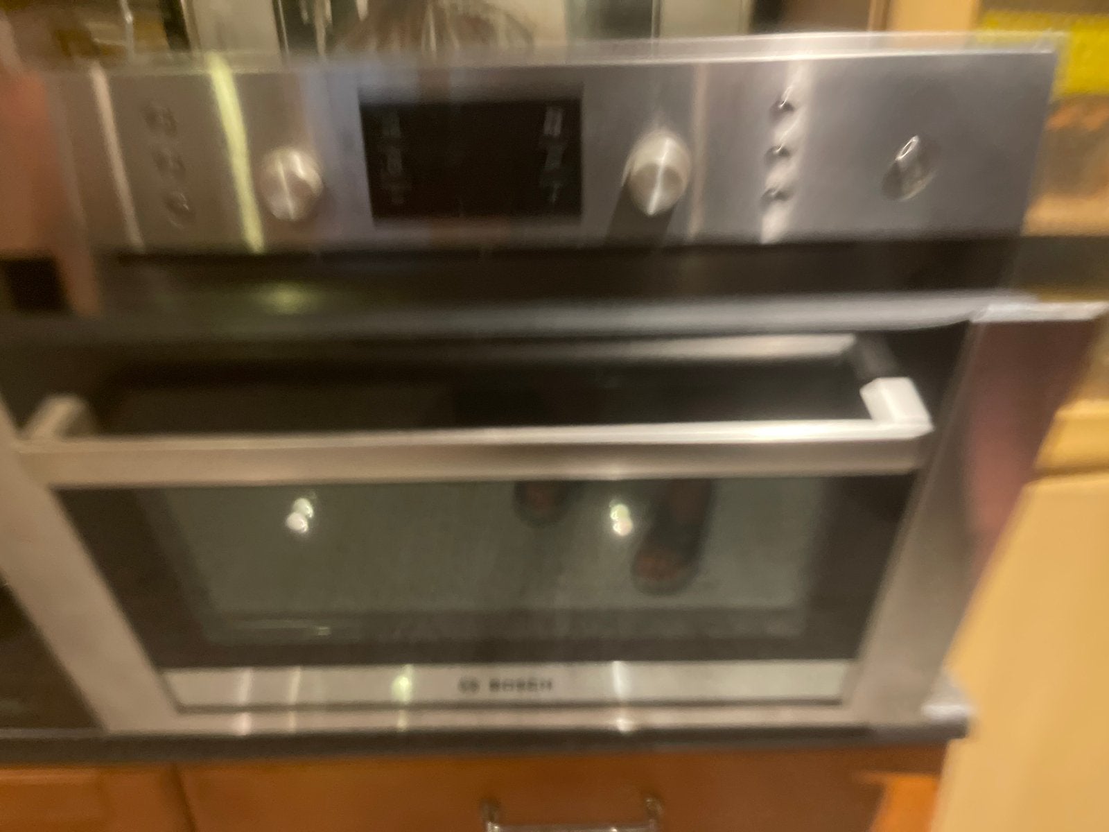 Bosch Inbouw combie magnetron - Zo goed als nieuw, Oven, 60 cm of meer, Zo goed als nieuw, Inbouw