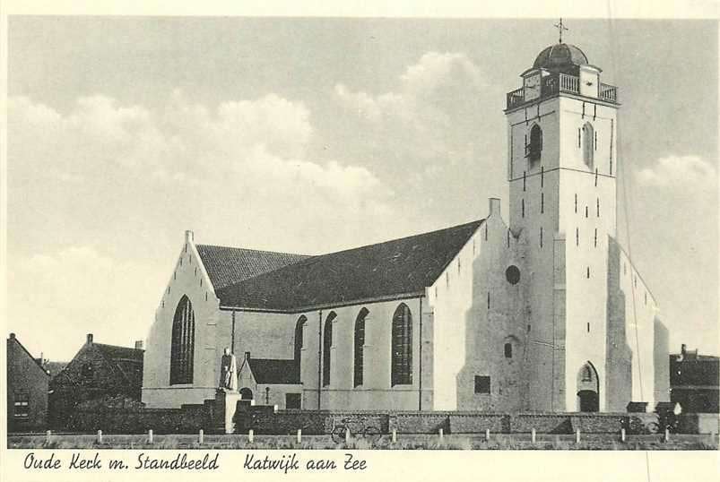 380-303-017 Katwijk aan Zee Oude Kerk, Verzenden, Voor 1920, Zuid-Holland