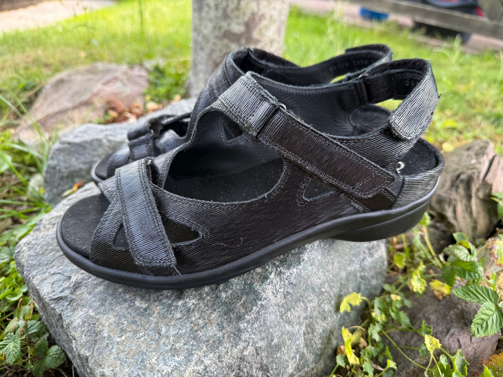 Durea dames sandalen zwart maat 39 / 6 wijdte K, Kleding | Dames, Schoenen, Zwart, Zo goed als nieuw, Sandalen of Muiltjes, Ophalen of Verzenden