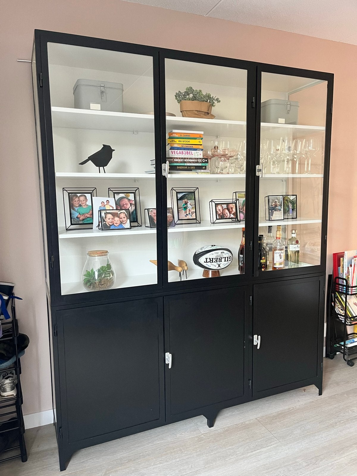Old Basics buffetkast / Apothekerskast, Ophalen, 200 cm of meer, 150 tot 200 cm, Zo goed als nieuw