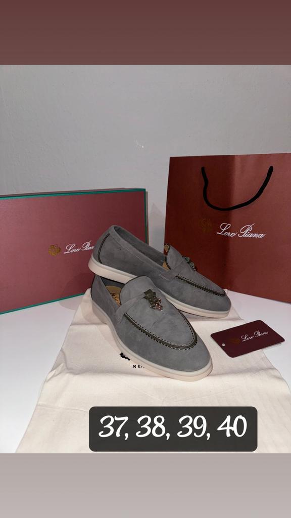 Loro piana summer walk groen/grijs, Kleding | Dames, Schoenen, Zo goed als nieuw, Sneakers of Gympen, Grijs, Ophalen of Verzenden